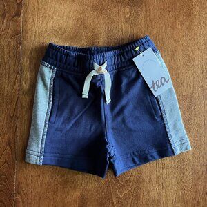 Tea Collection navy shorts 9-12m NWT